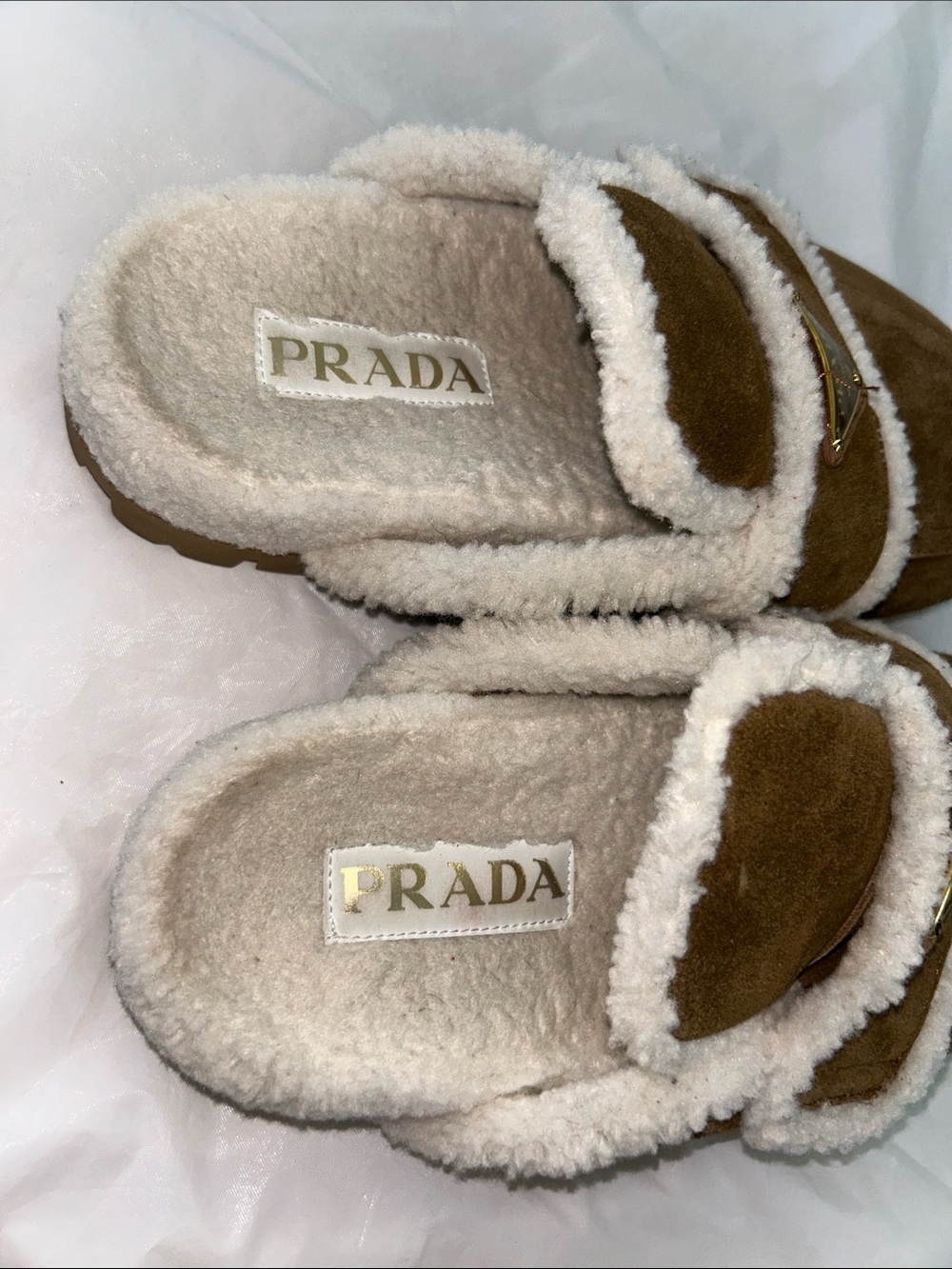 Prada Genuine Shearling Mule - Picture 5 of 8